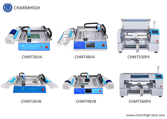 6 Çeşit Masaüstü SMT Elektronik Alma ve Yerleştirme Makinesi Charmhigh