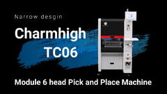 TC06 modülü evrensel 6 başlı toplama ve yerleştirme makinesinin genişliği 89cm dar dizgin