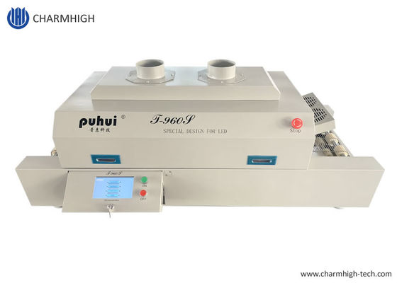 T960S SMT Geri Akış Fırını 960*300mm Lehimlendirme Isıtıcısı Dokunmatik Ekran 5 Sıcaklık Bölgesi