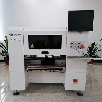 Charmhigh Masaüstü SMT Al ve Yerleştir Makinesi 4 Baş 50 Besleyici Yüksek Seri