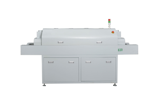 3250 ekran yazıcısı ile orta SMT hattı 6 başlı SMT seç ve yerleştirme makinesi 830 Reflow fırını