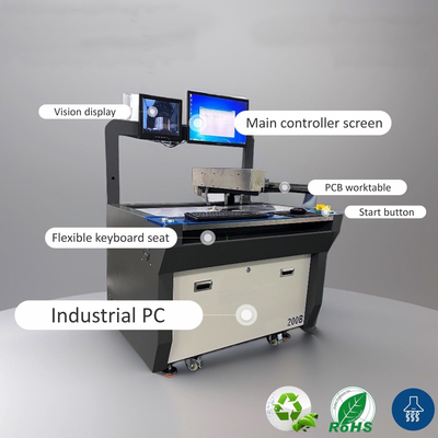 Küçük Seçkin Dalga Lehimleme Makinesi Çevrimdışı Tek Başlı Endüstriyel PC Kontrolü 200B
