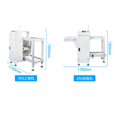 Tam Otomatik SMT Üretim PCB Yükleyici Boşaltıcı, PLC Kontrol Sistemi ve SMEMA Arayüzü Uyumluluğu ile