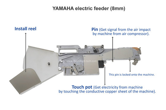Charmhigh CHM-551 SMD Al ve Yer Makinesi için Yamaha Elektrik besleyicisi