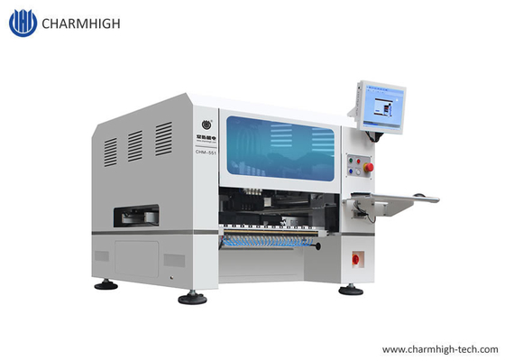 Genius 4 Başlı Masaüstü SMT 50 besleyicisi olan Yer Seçme Makinesi CHM-551