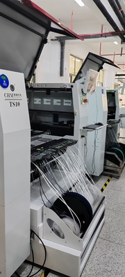 PCB Üretim Makinesi TS10 Yüksek Hızlı Elektronik Üretim Makineleri PCB Yapma SMD SMT Al ve Yer Makinesi