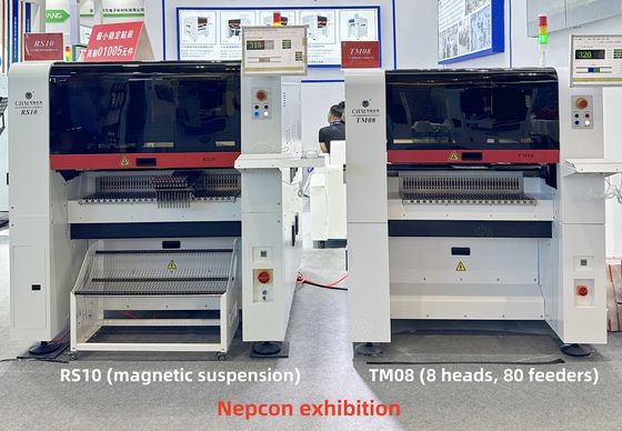 RS10 Gelişmiş Manyetik Süspansiyon Al ve Yerleştir Makinesi Çift Doğrusal Motor Sürüş Desteği 01005