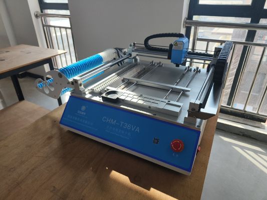 CHMT36VA SMD Alma ve Yerleştirme Makinesi, Masa Üstü Smt Yerleştirme Ekipmanı Titreşim Besleyici