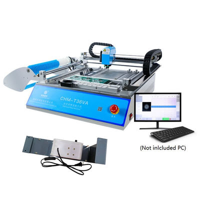 CHMT36VA + Titreşim Besleyici, Vision Masaüstü Alma ve Yerleştirme Makinesi 0402-5050 SOP QFN