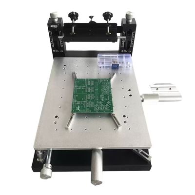 Çifte taraflı PCB Montajı için Benchtop Manual SMT Ekran Yazıcısı, 300×400mm Solder Paste Baskı