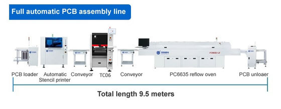 TC06 Entegre dökme demir platformu ile dar 6 başlı yüksek hızlı SMT seçme ve yerleştirme makinesi