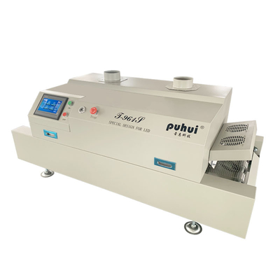 T961S Dokunmatik Ekranlı Reflow Fırın 1000 * 350mm Lehimleme Fırını Puhui T-961S, 6 Sıcaklık Bölgesi