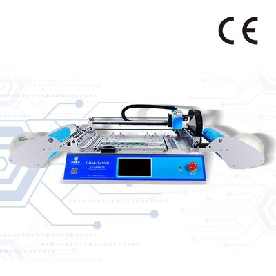 CHMT48VB Benchtop SMT Al ve Yerleştir Makinesi 58 Besleyiciler 2 Görüş Kameraları