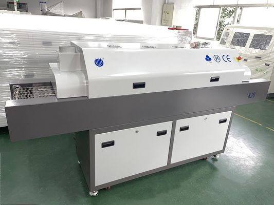 CHM-F830 Dikey SMT Geri Akış Fırını 8 Temp Bölgeleri 1400*300mm Sıcak Hava Lehimleme Makinesi