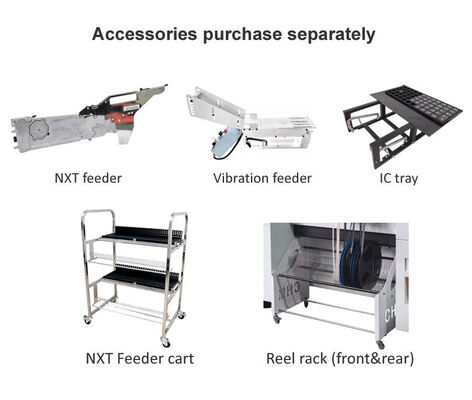 En İyi Satan 6 Kafalı TC06 Alma ve Yerleştirme Makinesi Dökme Demir Çerçeveli SMT Çip Montaj Makinesi