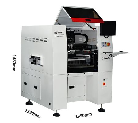 Tam otomatik 6 başlı 60 besleyici SMT Al ve Yerleştir Makinesi TM06 CPK≥1.0