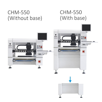CHM-550 Yüksek Hassasiyetli 4 Kafalı SMT PCB Bileşeni Masalı Montaj Makinesi