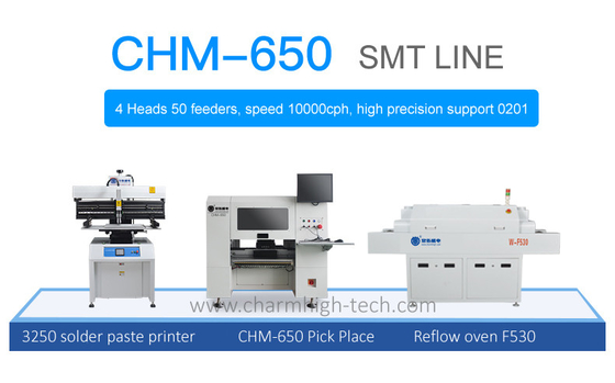 Yarı Otomatik 3250 Lehim Pastası Yazıcısı, CHM-650 Seçim Yeri Makinesi