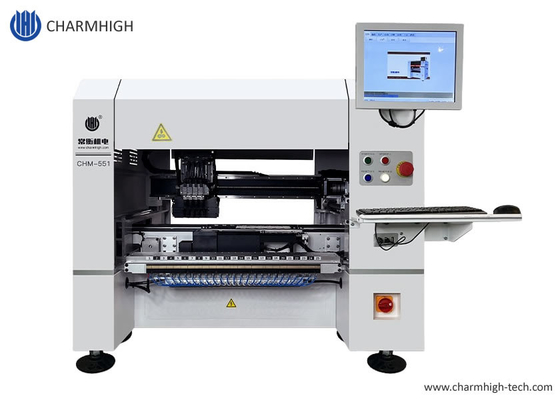 CHM-551 Upgrade 4 Başlı SMT Pick And Place Robot Tam Otomatik 0201 için
