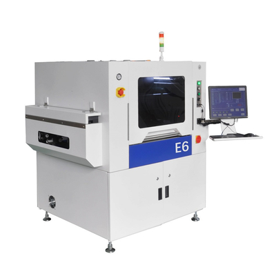 E6 Tam otomatik Vison SMT Lehimleme Yapıştırıcı Ekran Baskı Makinesi 600x350mm
