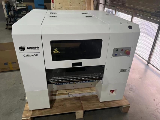 Charmhigh Masaüstü SMT Al ve Yerleştir Makinesi 4 Baş 50 Besleyici Yüksek Seri