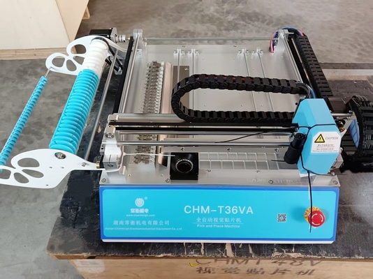 CHMT36VA SMT Al ve Yerleştir Makinesi 2 Baş 29 Besleyiciler PC Kontrolü