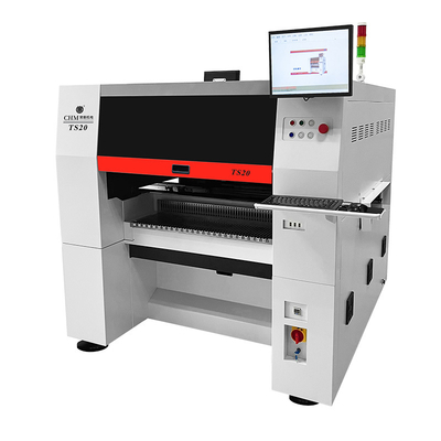 TS20 20 başlı SMT Al ve Yerleştir Makinesi Çift pistli Yüksek Hızlı Monter