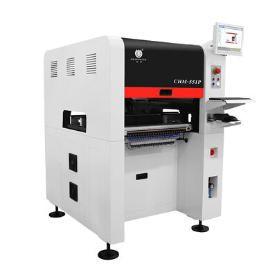 Yüksek kaliteli 4 başlı seçme ve yerleştirme makinesi CHM-551P hassas prototipleme