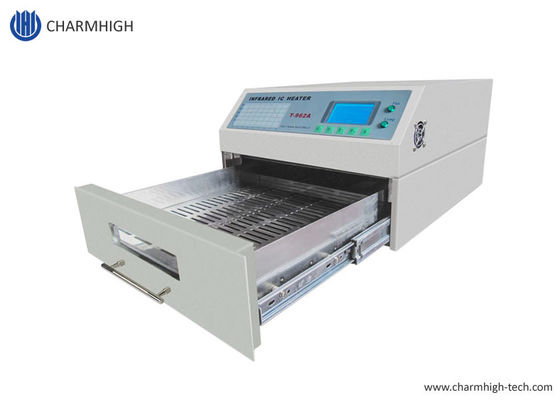 Egzoz IC Isıtıcı Kızılötesi Kaynak İstasyonu ile Mini Reflow Fırın 300 * 320mm 1500w T962A