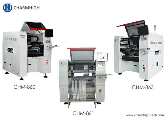 Charmhigh 3 Tip SMT Alma ve Yerleştirme Makinesi PCB Montaj Hattı BGA 0201