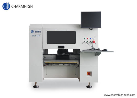 Yeni Yazılım CHM-650 Alma ve Yerleştirme Makinesi 4 Kafa 50 Besleyici + PCB Rayı