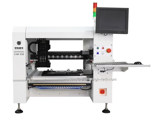 CHM-550 4 Kafa 50 Besleyici SMT Alma ve Yerleştirme Makinesi 0201 Otomatik Nozul Değiştirme